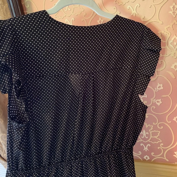 Polka dot wrap style dress - Picture 3 of 3